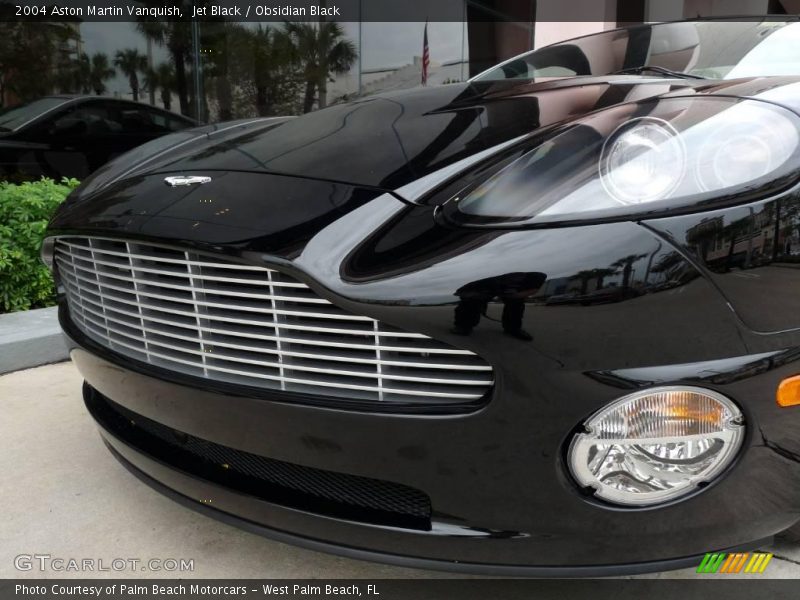 Jet Black / Obsidian Black 2004 Aston Martin Vanquish