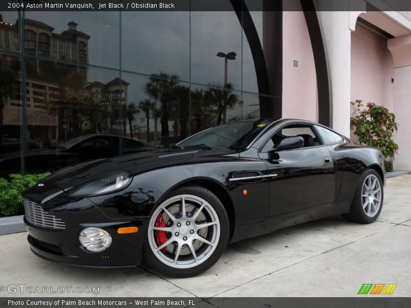Jet Black / Obsidian Black 2004 Aston Martin Vanquish
