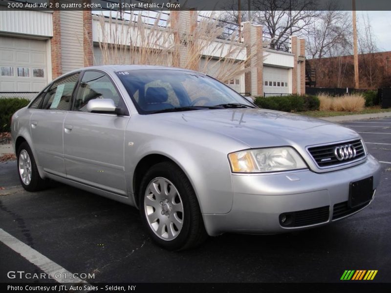 Light Silver Metallic / Onyx 2000 Audi A6 2.8 quattro Sedan