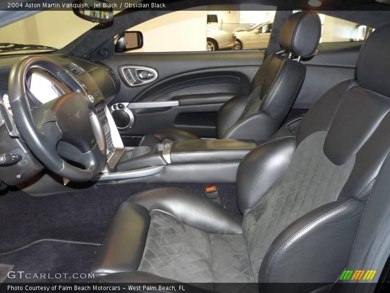 Jet Black / Obsidian Black 2004 Aston Martin Vanquish