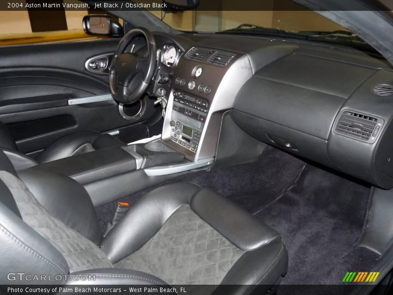 Jet Black / Obsidian Black 2004 Aston Martin Vanquish