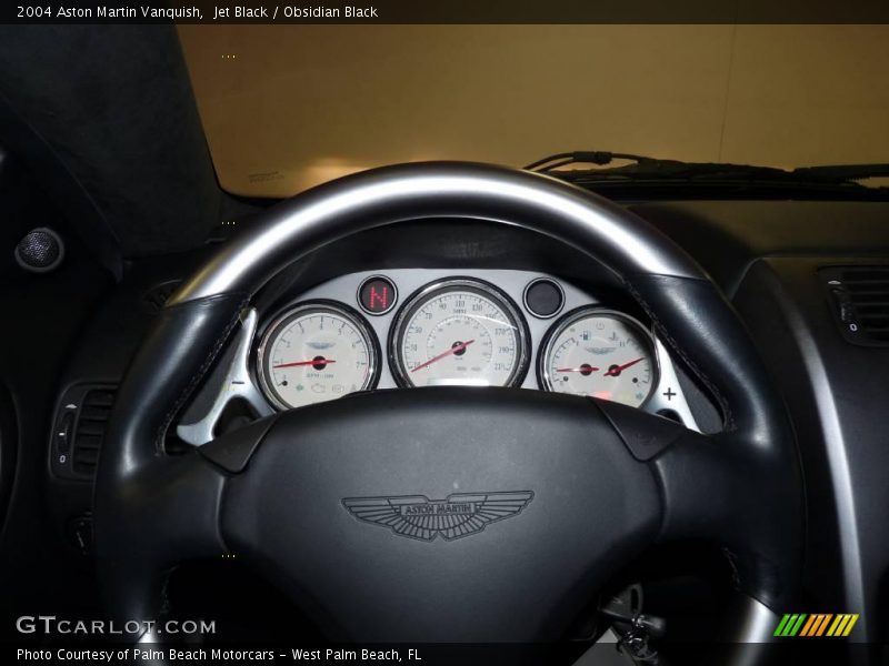 Jet Black / Obsidian Black 2004 Aston Martin Vanquish