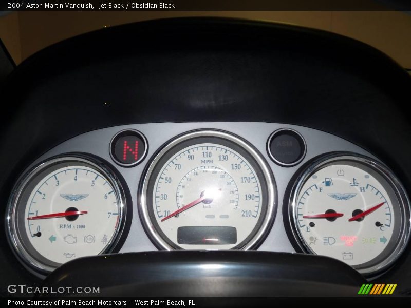 Jet Black / Obsidian Black 2004 Aston Martin Vanquish