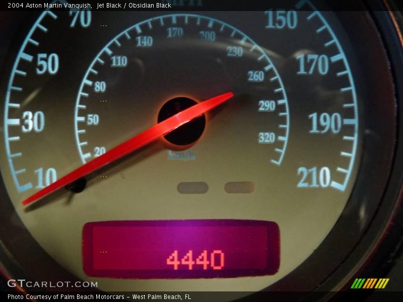 Jet Black / Obsidian Black 2004 Aston Martin Vanquish
