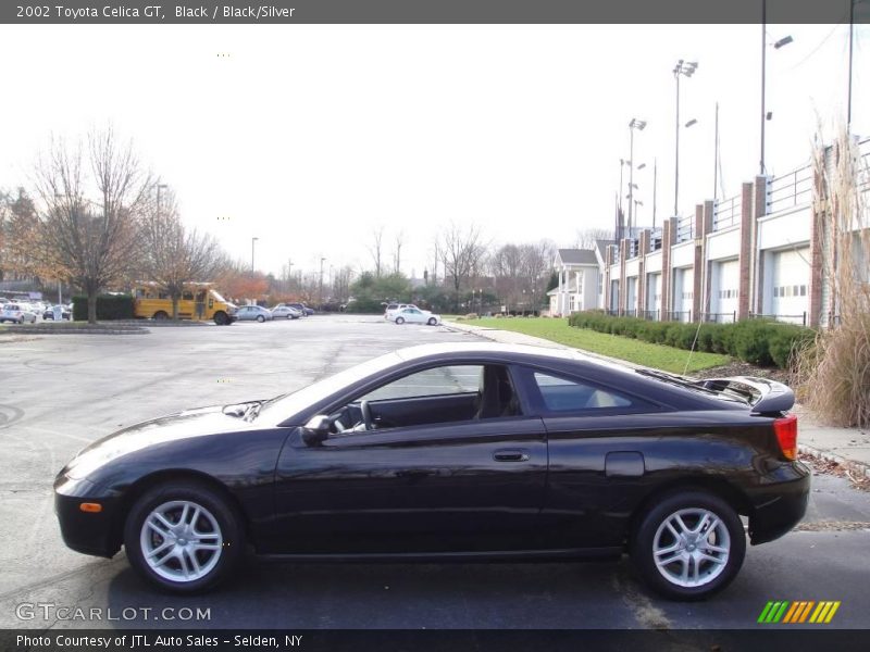 Black / Black/Silver 2002 Toyota Celica GT