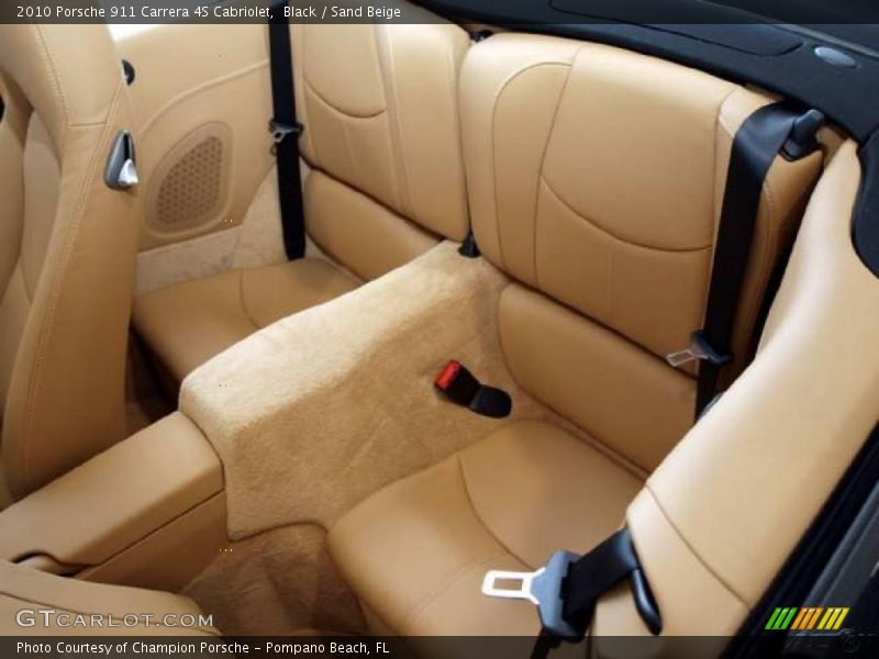 Black / Sand Beige 2010 Porsche 911 Carrera 4S Cabriolet