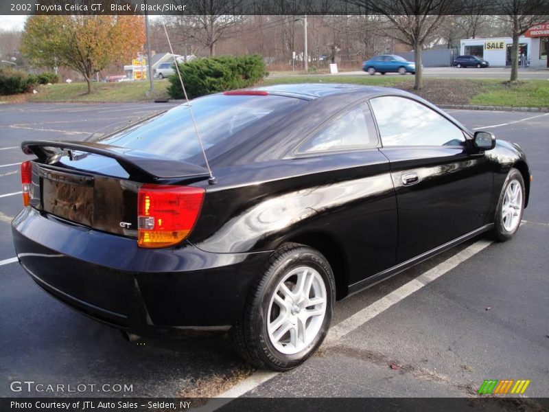 Black / Black/Silver 2002 Toyota Celica GT