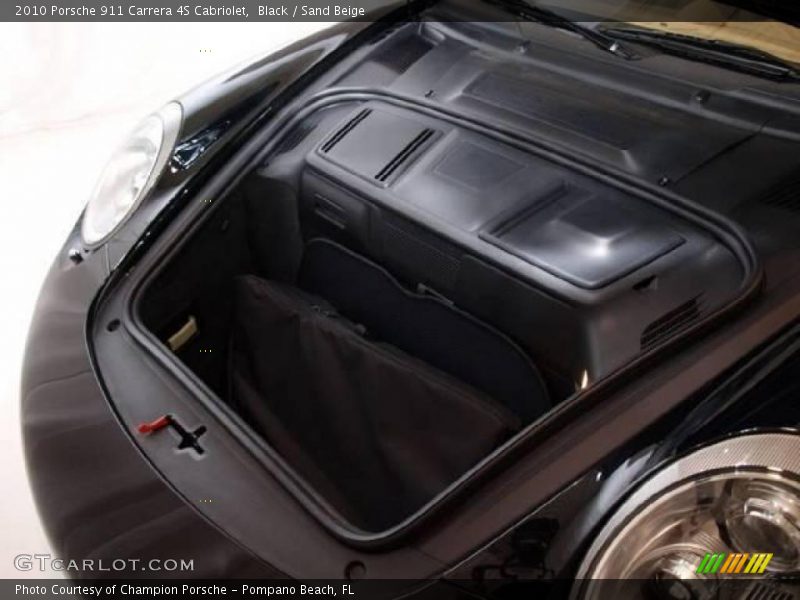 Black / Sand Beige 2010 Porsche 911 Carrera 4S Cabriolet