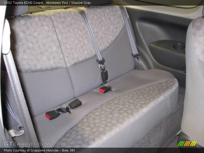 Rear Seat of 2002 ECHO Coupe