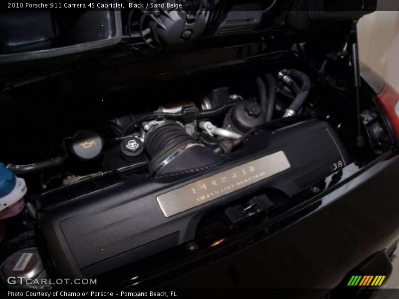Black / Sand Beige 2010 Porsche 911 Carrera 4S Cabriolet