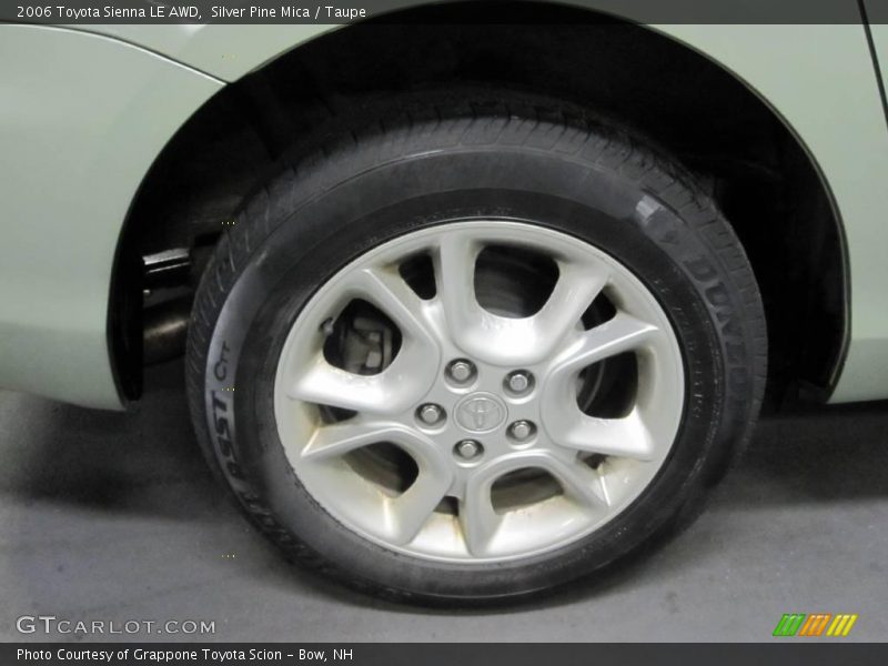 Silver Pine Mica / Taupe 2006 Toyota Sienna LE AWD