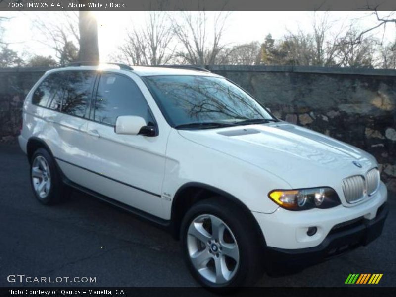 Alpine White / Black 2006 BMW X5 4.4i