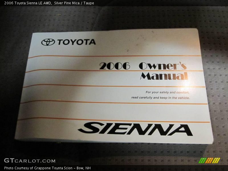 Silver Pine Mica / Taupe 2006 Toyota Sienna LE AWD