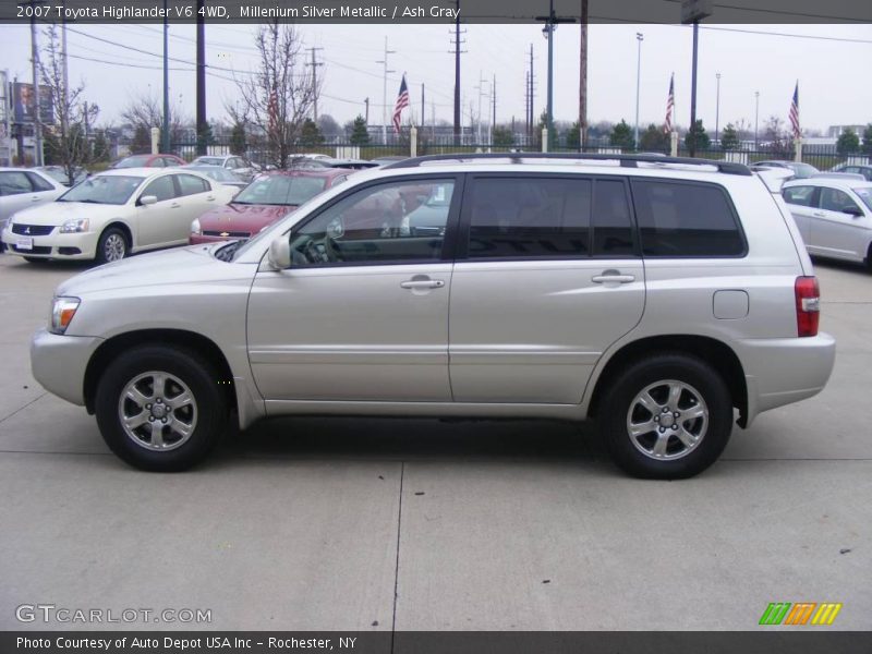 Millenium Silver Metallic / Ash Gray 2007 Toyota Highlander V6 4WD