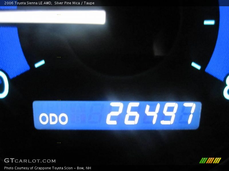 Silver Pine Mica / Taupe 2006 Toyota Sienna LE AWD