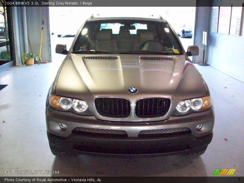Sterling Grey Metallic / Beige 2004 BMW X5 3.0i