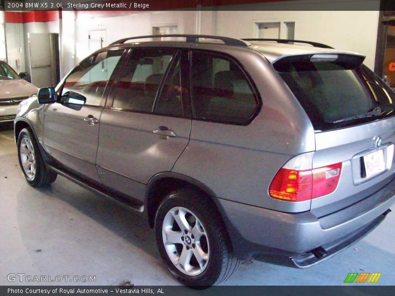 Sterling Grey Metallic / Beige 2004 BMW X5 3.0i