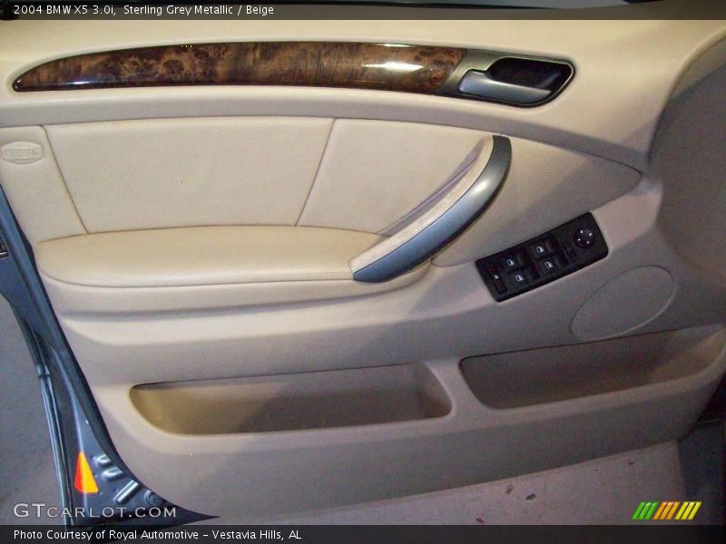Sterling Grey Metallic / Beige 2004 BMW X5 3.0i