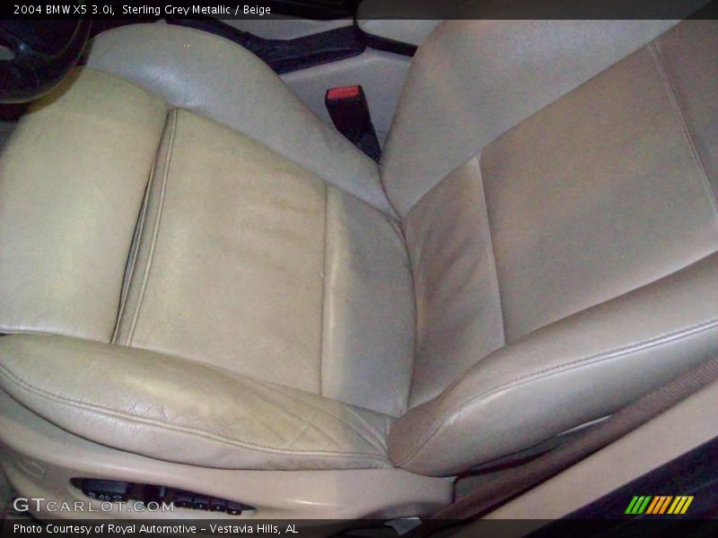 Sterling Grey Metallic / Beige 2004 BMW X5 3.0i