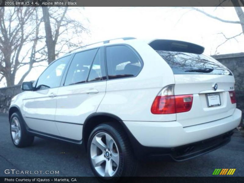 Alpine White / Black 2006 BMW X5 4.4i