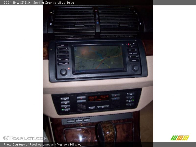 Sterling Grey Metallic / Beige 2004 BMW X5 3.0i