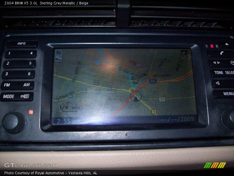 Sterling Grey Metallic / Beige 2004 BMW X5 3.0i