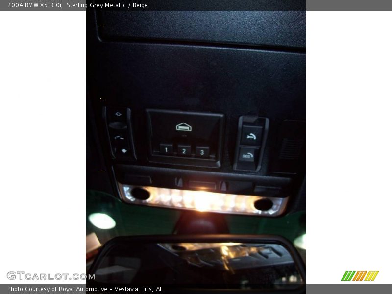 Sterling Grey Metallic / Beige 2004 BMW X5 3.0i