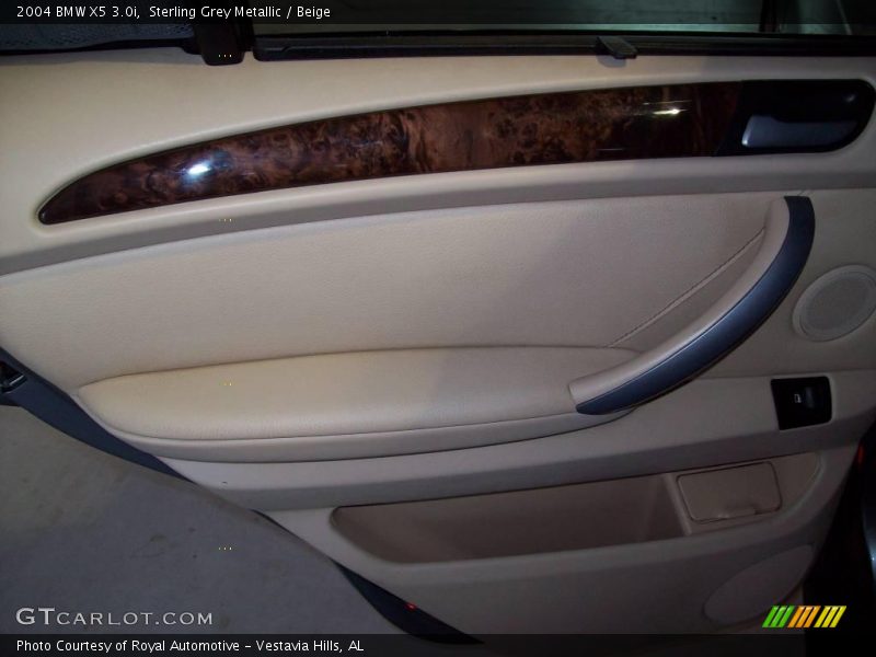 Sterling Grey Metallic / Beige 2004 BMW X5 3.0i