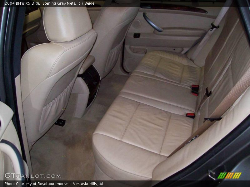 Sterling Grey Metallic / Beige 2004 BMW X5 3.0i