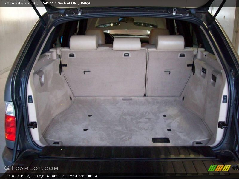 Sterling Grey Metallic / Beige 2004 BMW X5 3.0i
