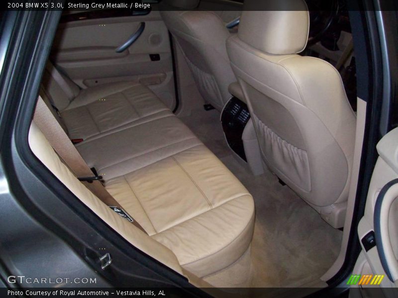 Sterling Grey Metallic / Beige 2004 BMW X5 3.0i
