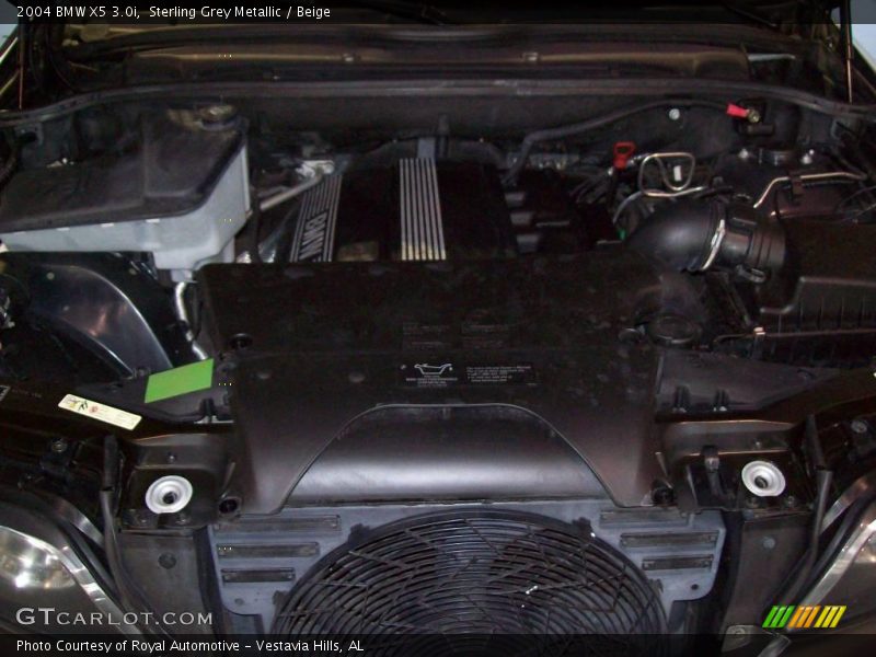 Sterling Grey Metallic / Beige 2004 BMW X5 3.0i