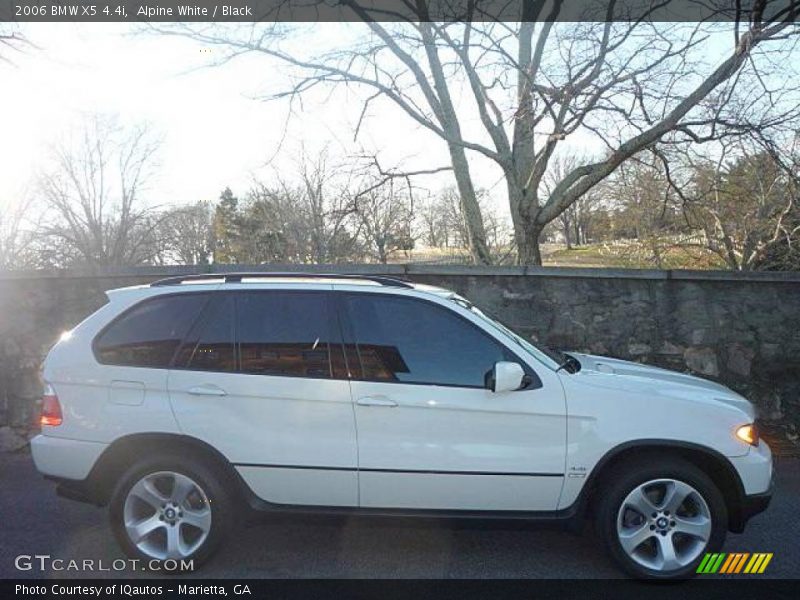Alpine White / Black 2006 BMW X5 4.4i