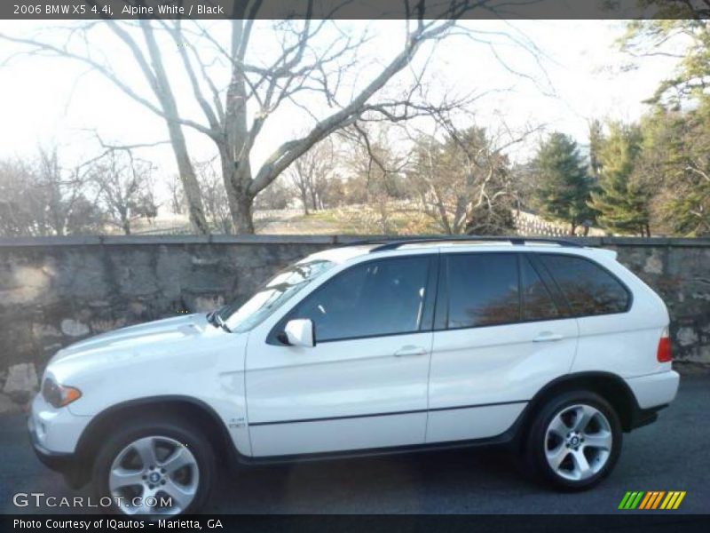 Alpine White / Black 2006 BMW X5 4.4i