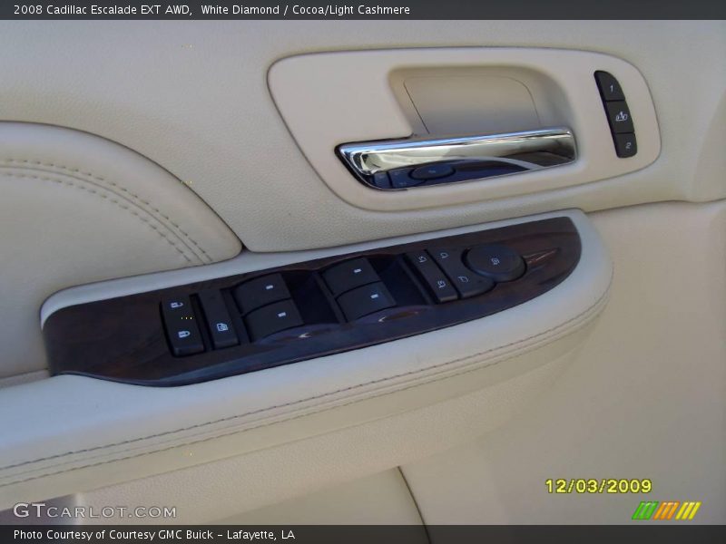 White Diamond / Cocoa/Light Cashmere 2008 Cadillac Escalade EXT AWD