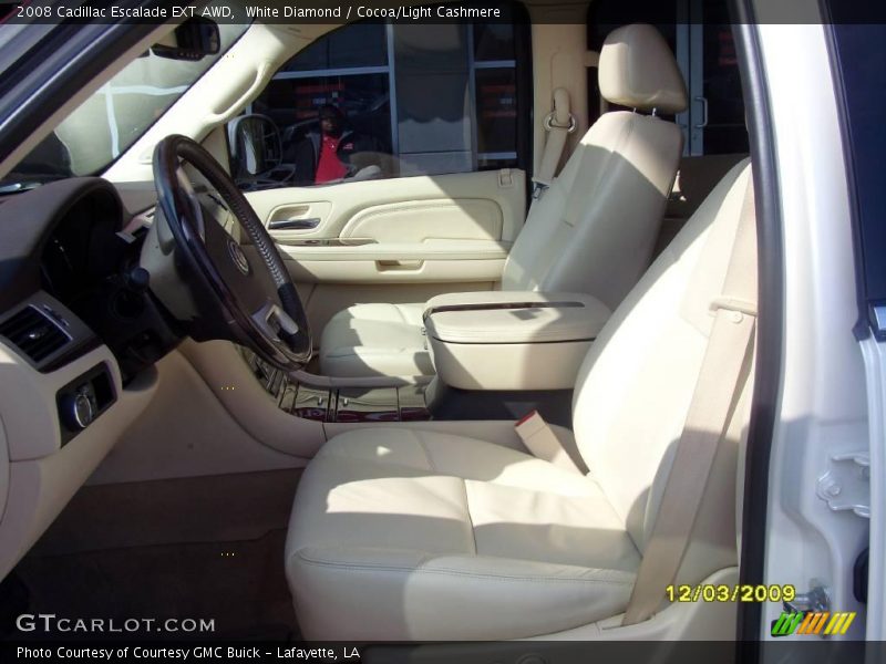 White Diamond / Cocoa/Light Cashmere 2008 Cadillac Escalade EXT AWD