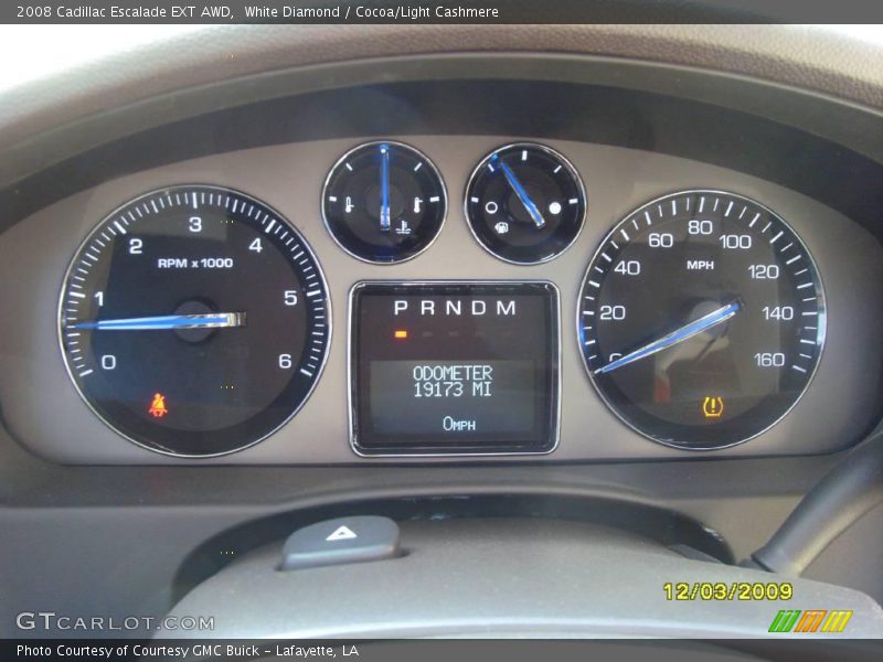 White Diamond / Cocoa/Light Cashmere 2008 Cadillac Escalade EXT AWD