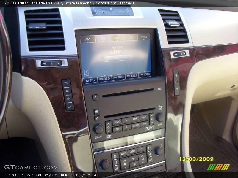 White Diamond / Cocoa/Light Cashmere 2008 Cadillac Escalade EXT AWD