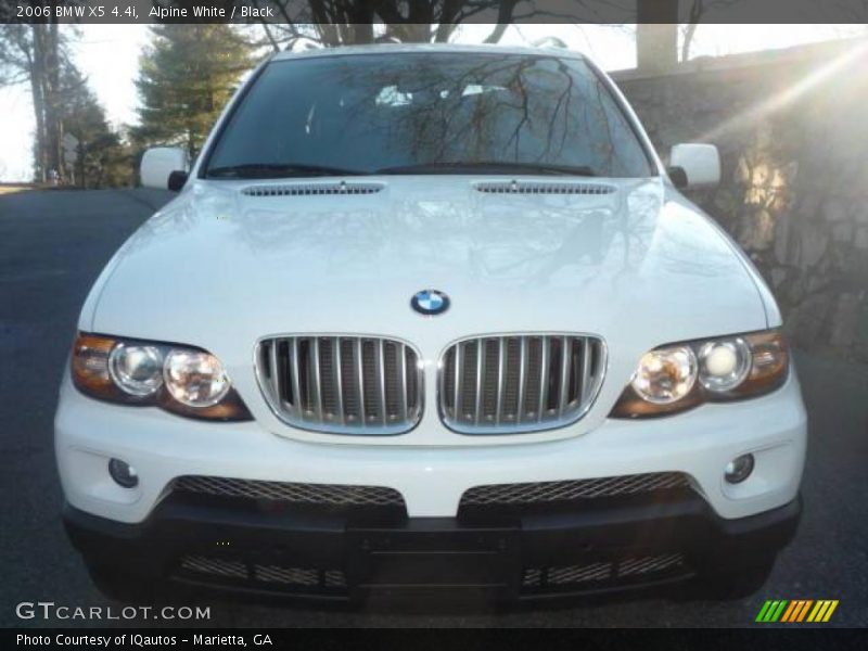 Alpine White / Black 2006 BMW X5 4.4i
