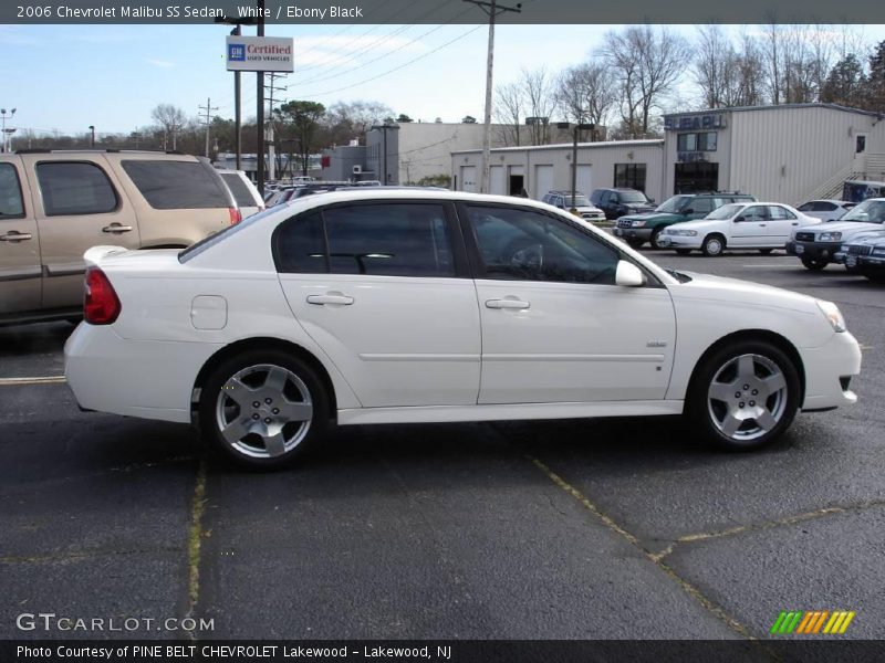 White / Ebony Black 2006 Chevrolet Malibu SS Sedan