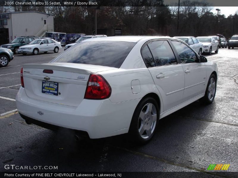 White / Ebony Black 2006 Chevrolet Malibu SS Sedan