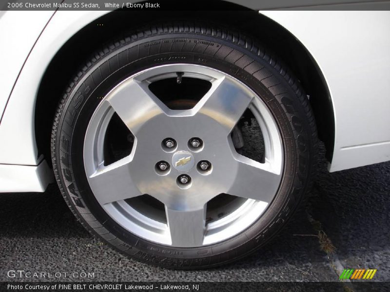 White / Ebony Black 2006 Chevrolet Malibu SS Sedan