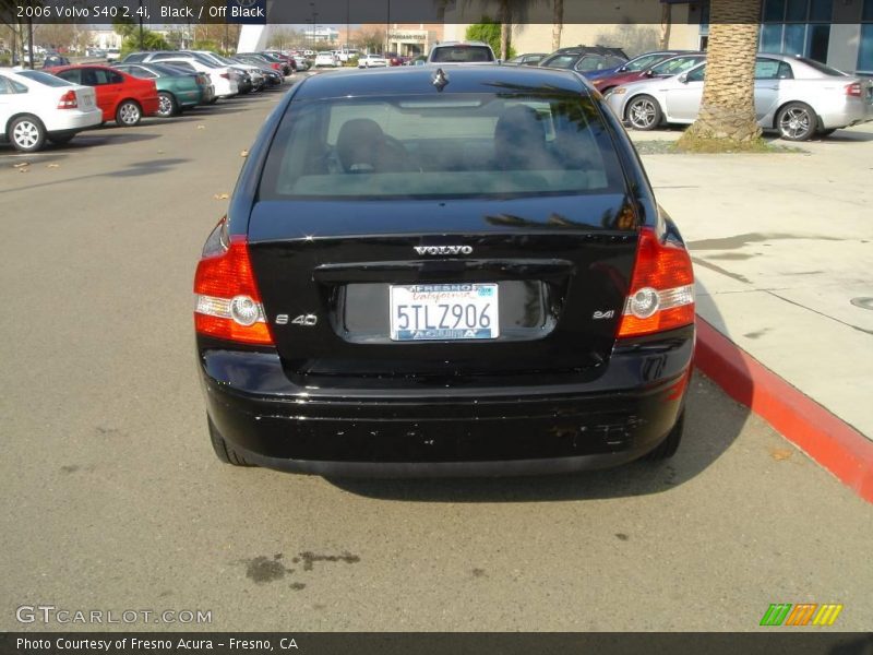 Black / Off Black 2006 Volvo S40 2.4i