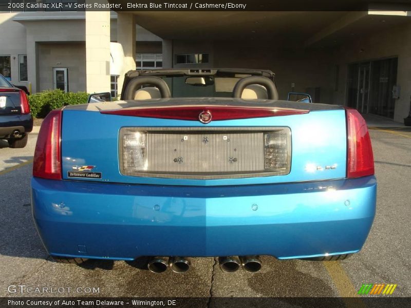 Elektra Blue Tintcoat / Cashmere/Ebony 2008 Cadillac XLR -V Series Roadster