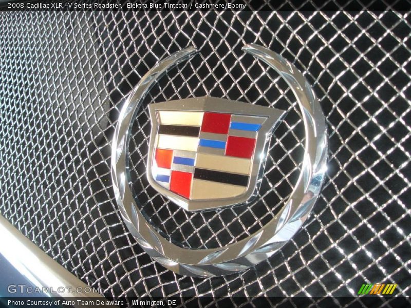 Elektra Blue Tintcoat / Cashmere/Ebony 2008 Cadillac XLR -V Series Roadster