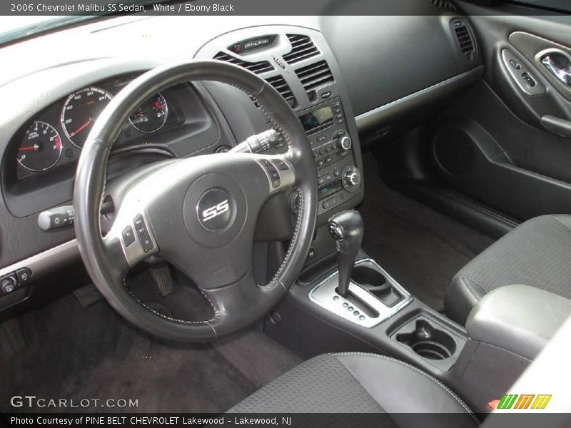White / Ebony Black 2006 Chevrolet Malibu SS Sedan