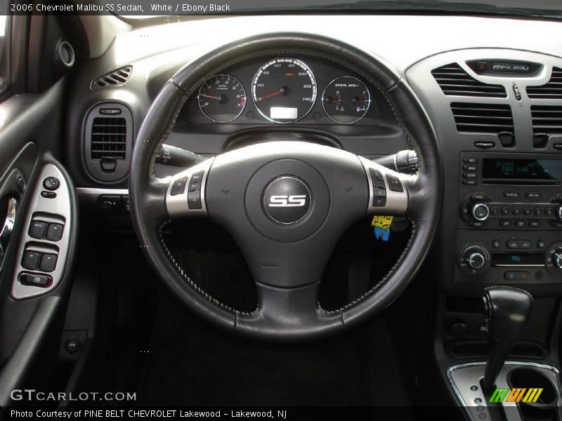 White / Ebony Black 2006 Chevrolet Malibu SS Sedan