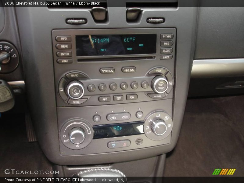 White / Ebony Black 2006 Chevrolet Malibu SS Sedan