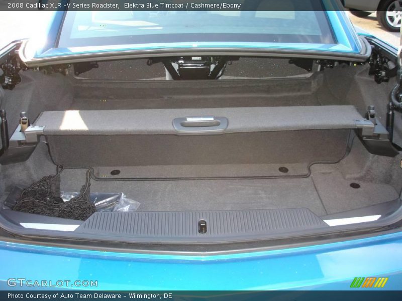 Elektra Blue Tintcoat / Cashmere/Ebony 2008 Cadillac XLR -V Series Roadster