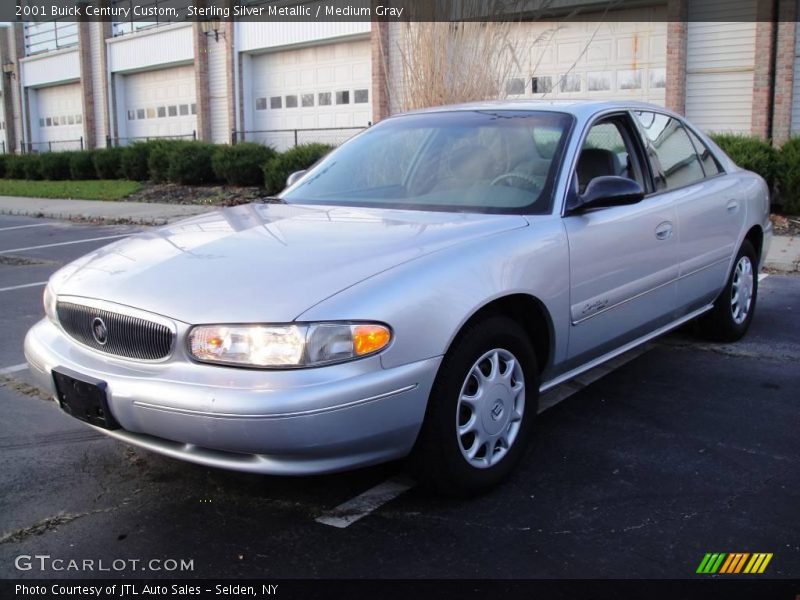 Sterling Silver Metallic / Medium Gray 2001 Buick Century Custom